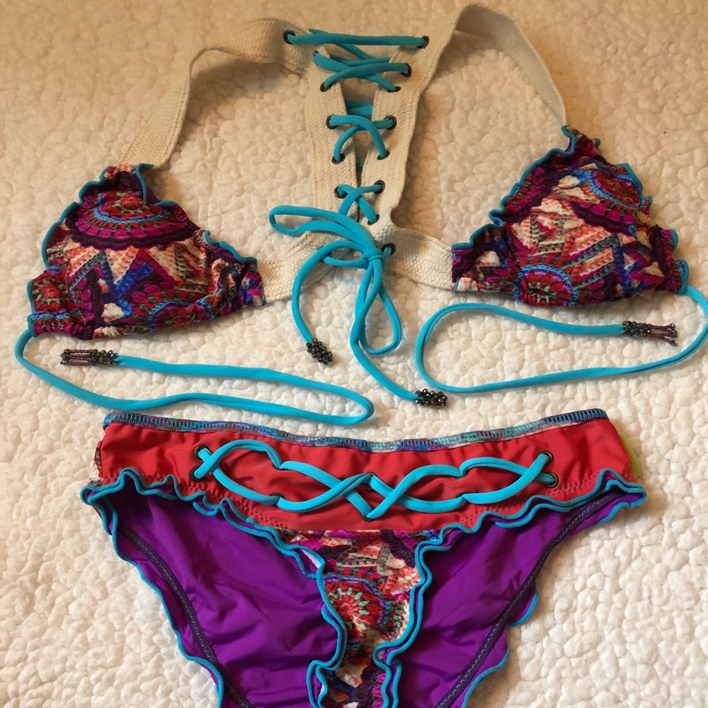 Mar de Rosas women’s bikini size small